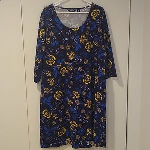 Lands' End Plus Size Shirt Dress